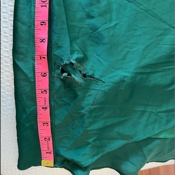 leena for Mac Duggal Satin Ruffled Gown - Picture 14 of 16